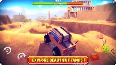 僵尸越野穿越游乐园攻略