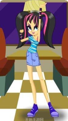 时尚女孩化妆造型师装扮服装搭配