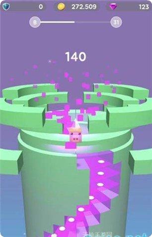 跳跳球一跃而下技巧分享