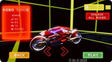 霓虹摩托车特技赛车玩法介绍