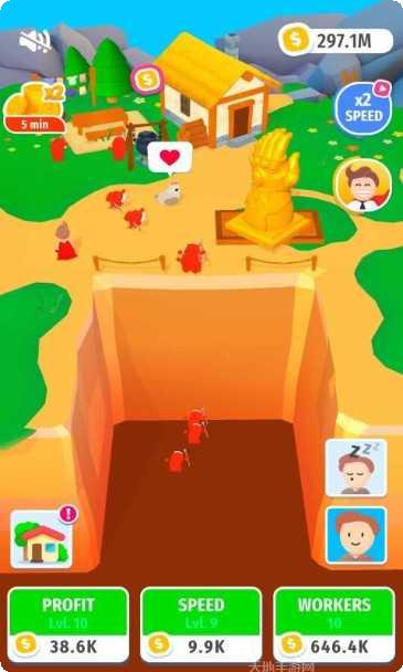 空闲挖掘者游戏攻略