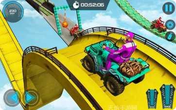 巨型坡道汽车特技3D挑战模式