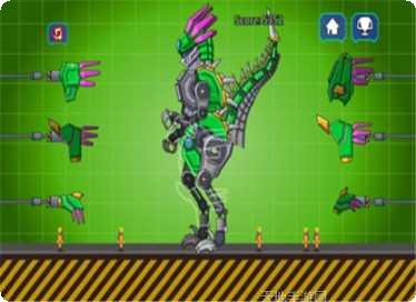 组装机械狼人角色设计