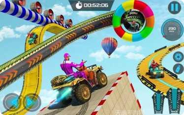 巨型坡道特技赛车