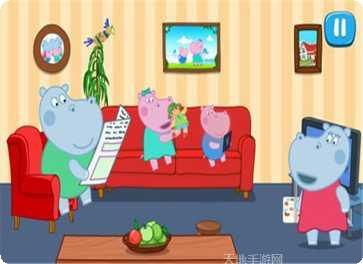 河马佩奇消防巡逻儿童益智