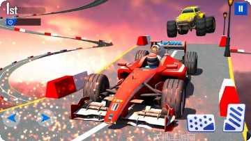 超级斜坡汽车跳跃游戏下载