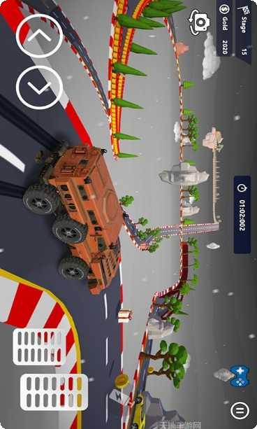 竞速特技车玩法