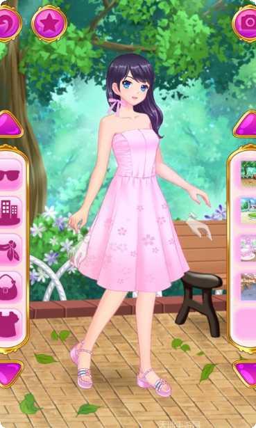 时尚女孩化妆造型师装扮服装搭配