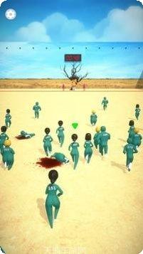 鱿鱼游戏战争舞台玩法