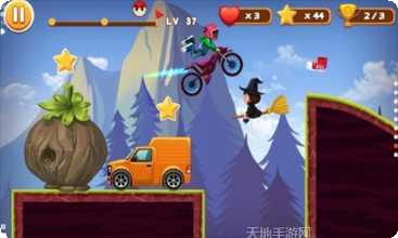 特技摩托车翘头挑战赛