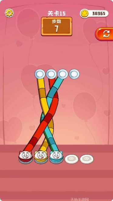 彩绳排序3D版玩法介绍