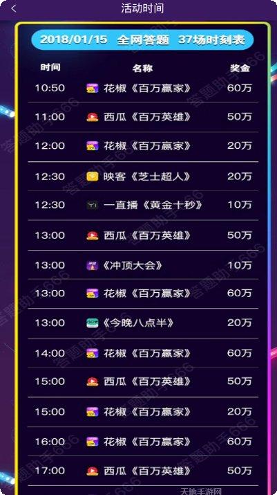 百万英雄奖励机制