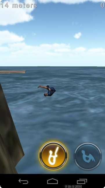 悬崖跳跃手游玩法