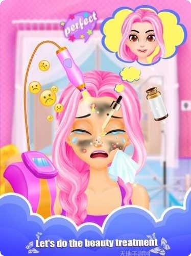 疯狂美容化妆角色设计