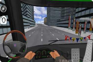 真实大型巴士模拟城市交通