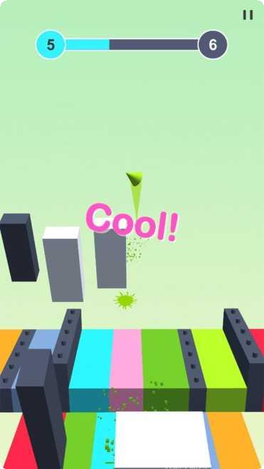 彩色跳跳球攻略