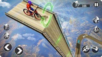大型坡道BMX赛车技巧
