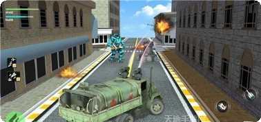 货运卡车机器人驾驶模拟